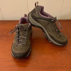 Women's Merrell Brown Suede Brindle Boots / Hiking Shoe - Size 6.5